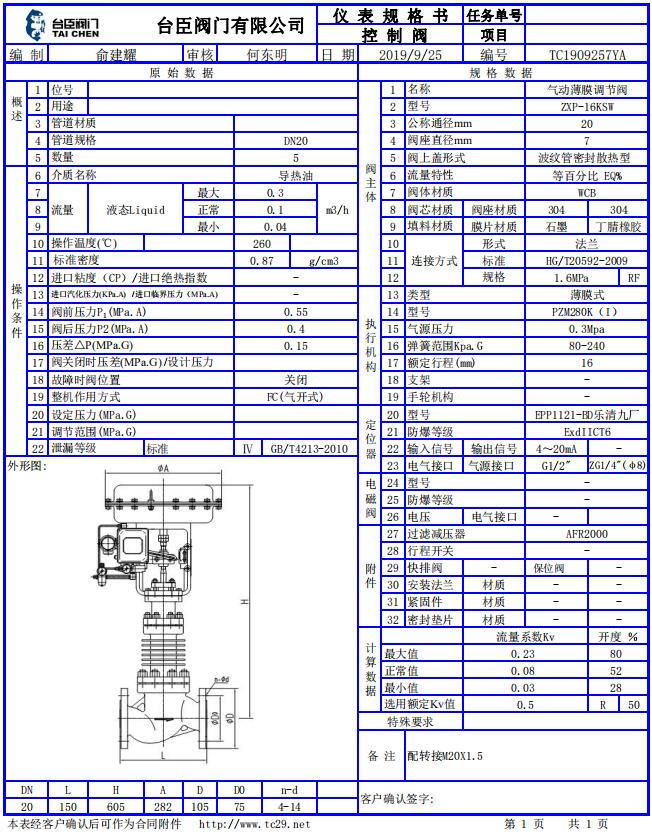 ZXP氣動蒸汽調節閥 ZXP氣動蒸汽調節閥