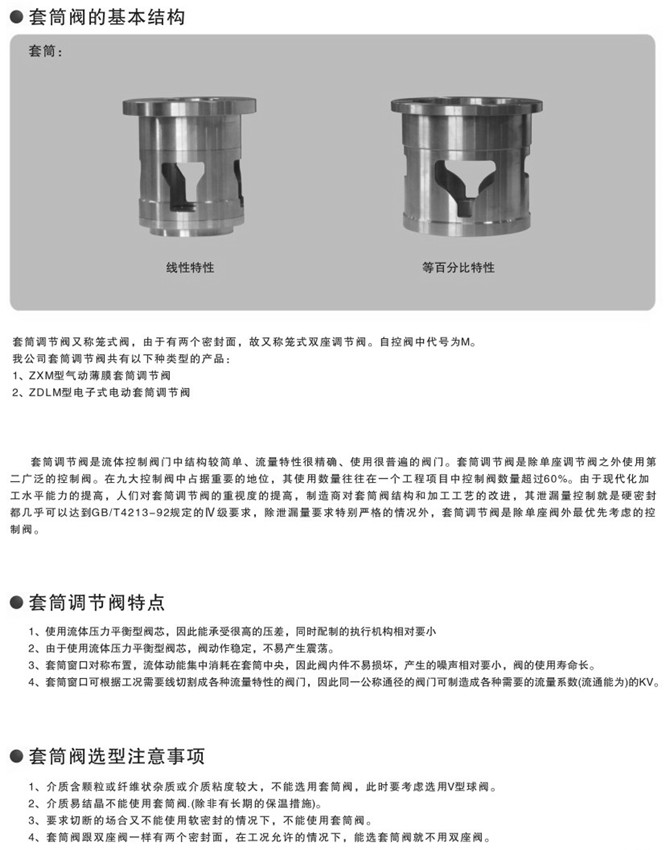 氣動套筒調節閥圖 氣動套筒調節閥圖